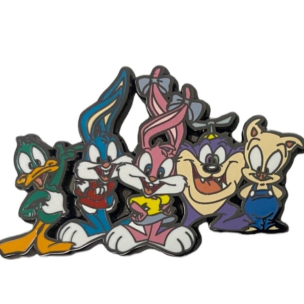 Tiny Toons Toon Adventures Group Hard Enamel Lapel Pin